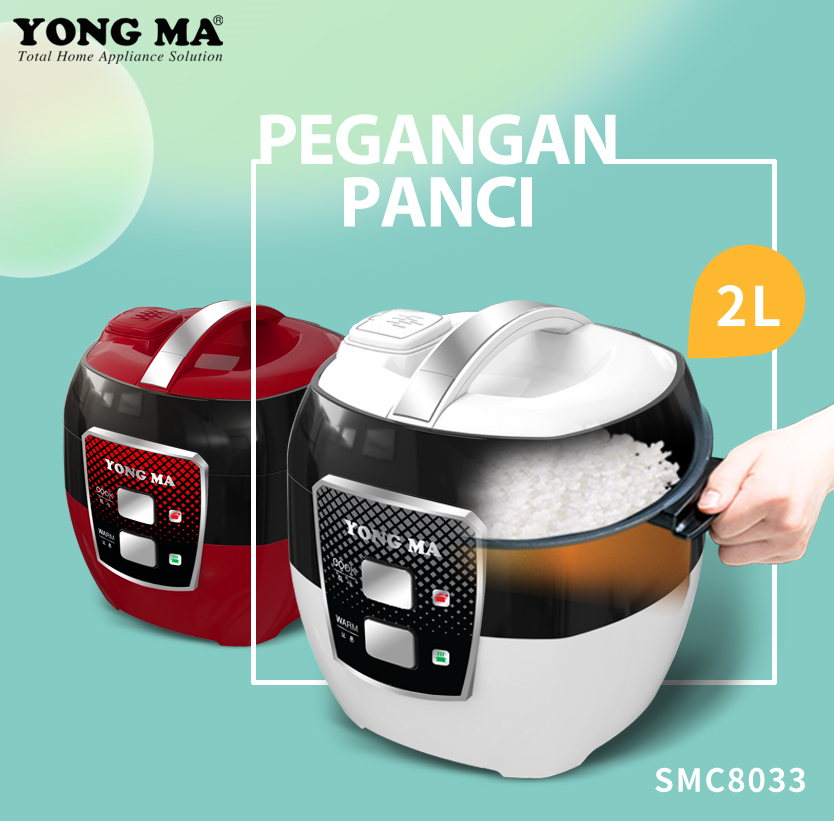 Yong Ma Digital MagicCom Rice Cooker 2 Liter SMC8033 - DENIM BLUE